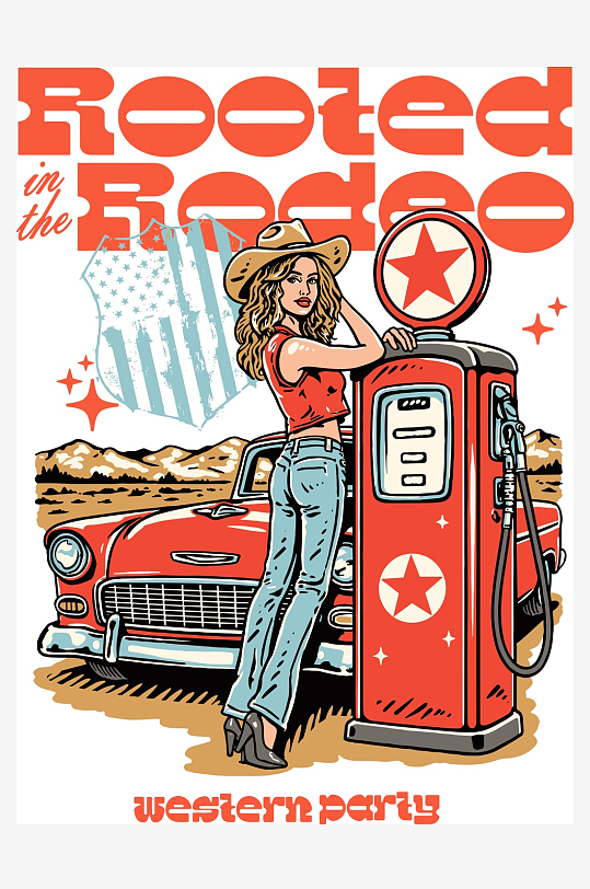 创意矢量潮流印花元素-众图网