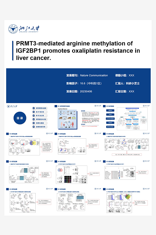 创意简约科研学术PPT模板-众图网