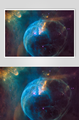 超级新星星云摄影图