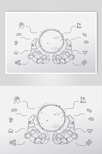 人工智能矢量图标