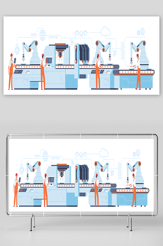 工业智能化矢量车间