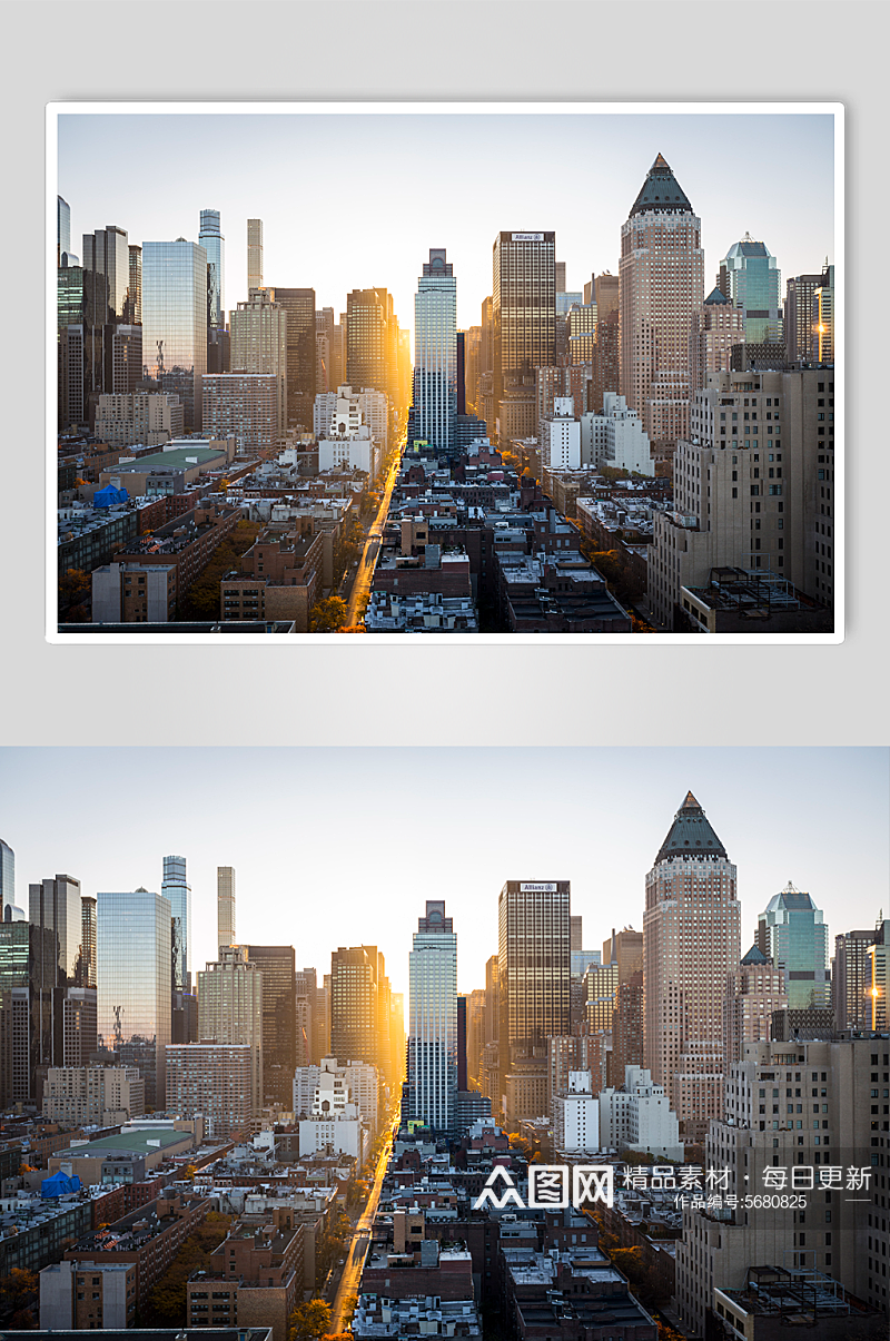 纽约摩天大楼高清摄影图素材
