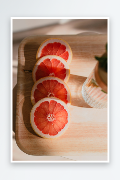 柚子果实高清摄影图