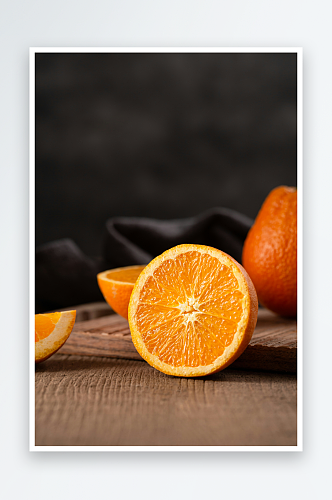 橙子果实高清摄影图
