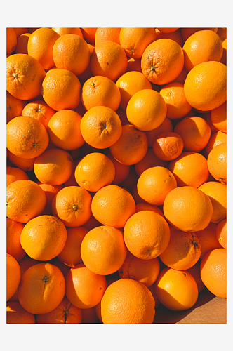 橙子果实高清摄影图