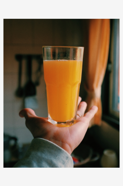黄色橙汁高清摄影图