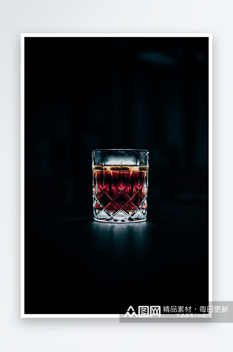 威士忌酒高清摄影图素材