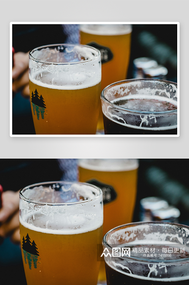 精酿啤酒高清摄影图素材