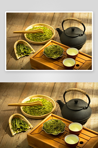 绿茶饮品高清摄影图