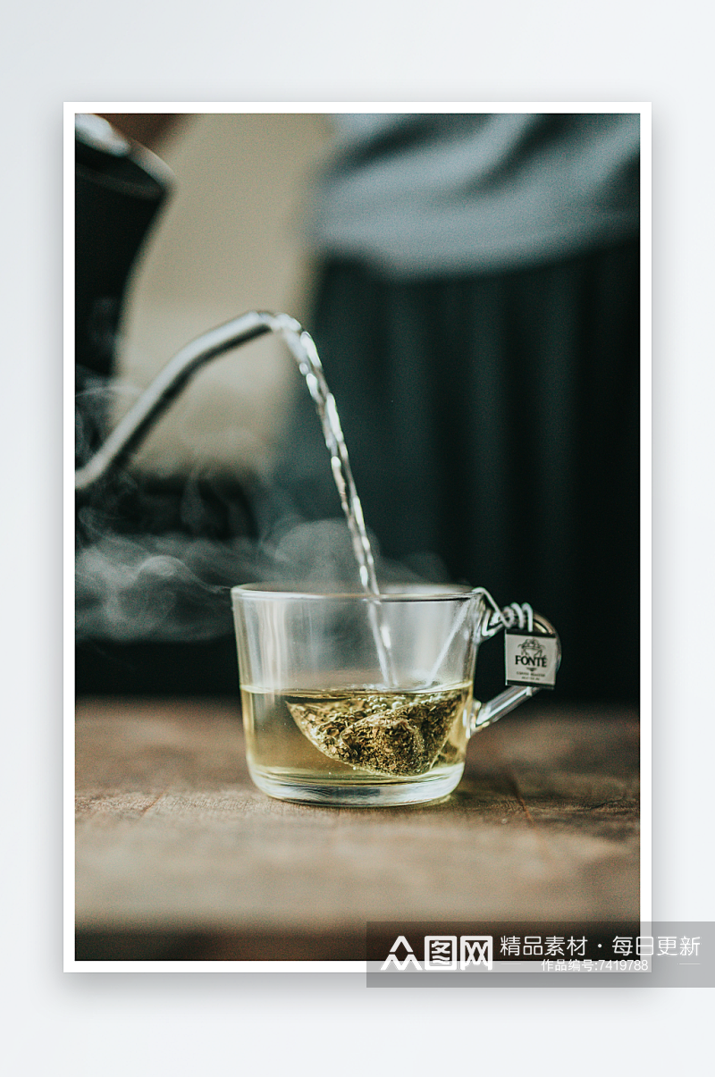 绿茶饮品高清摄影图素材