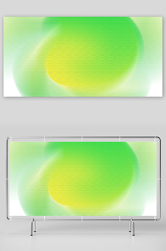 绿色简约色彩横版背景图模板