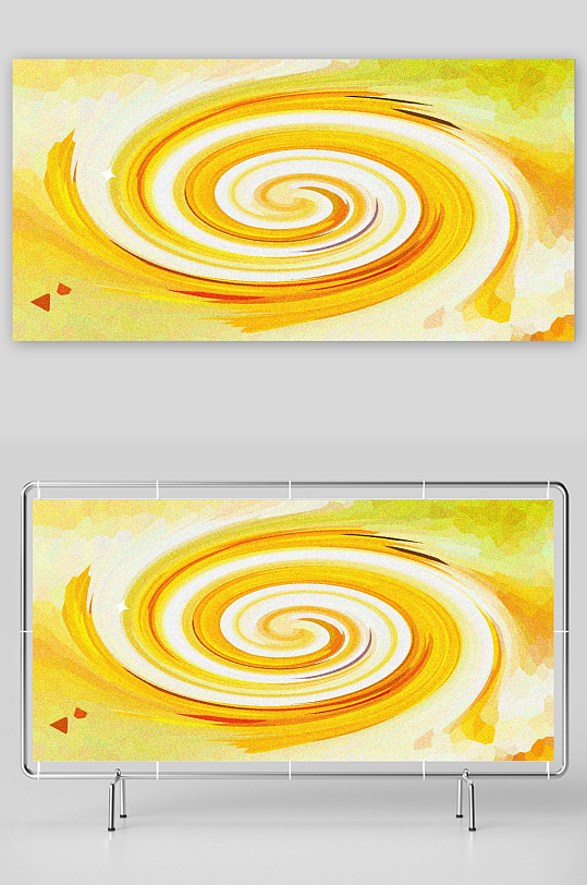 创意动画色彩漩涡背景图片