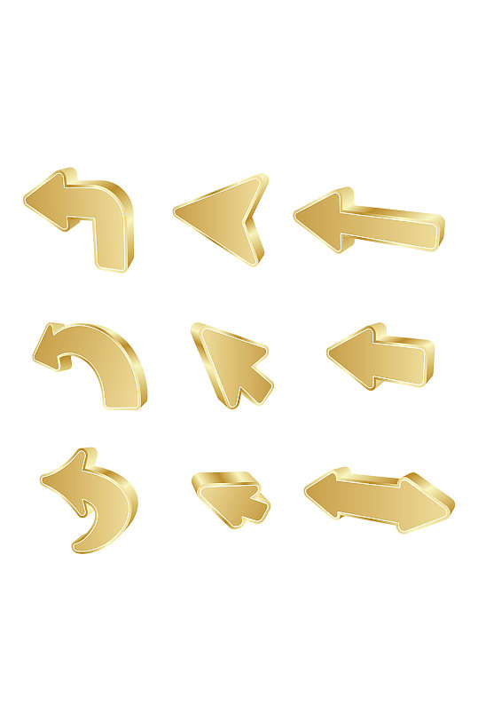 黑金箭头图片-黑金箭头设计素材-黑金箭头模板下载-众图网