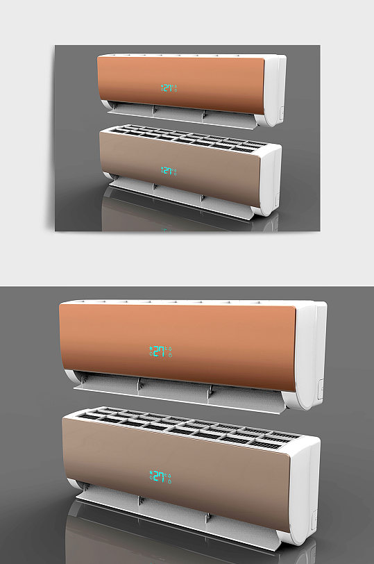 家用电器空调C4D模型-众图网