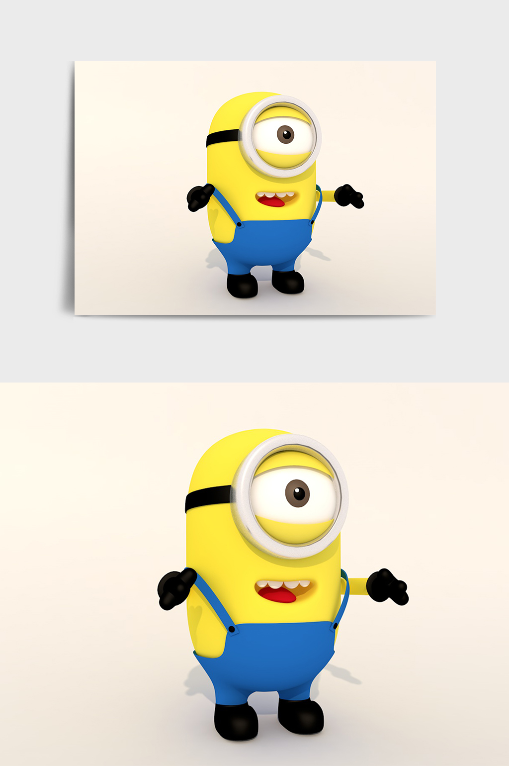 C4D小黄人3D模型素材