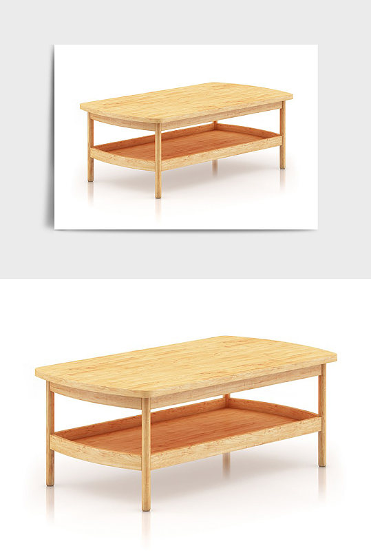 实木C4D家具家居桌子椅子3D模型