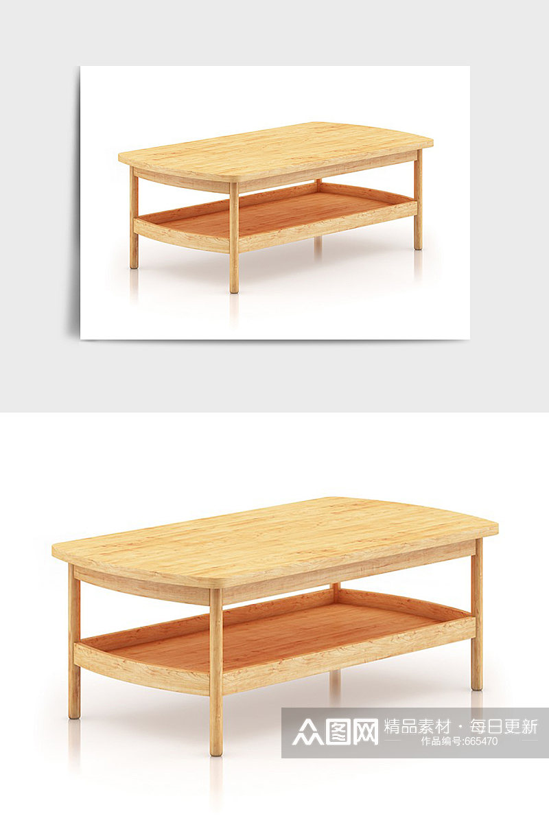 实木C4D家具家居桌子椅子3D模型素材
