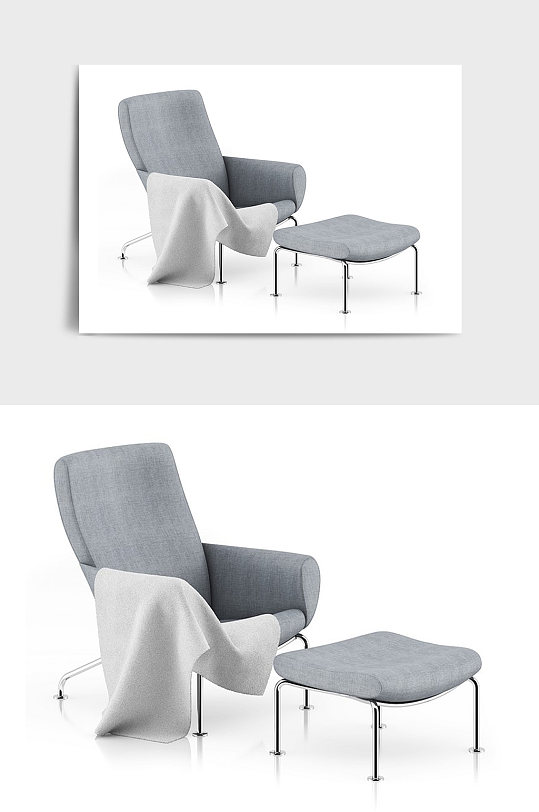 简约C4D家具家居桌子椅子3D模型