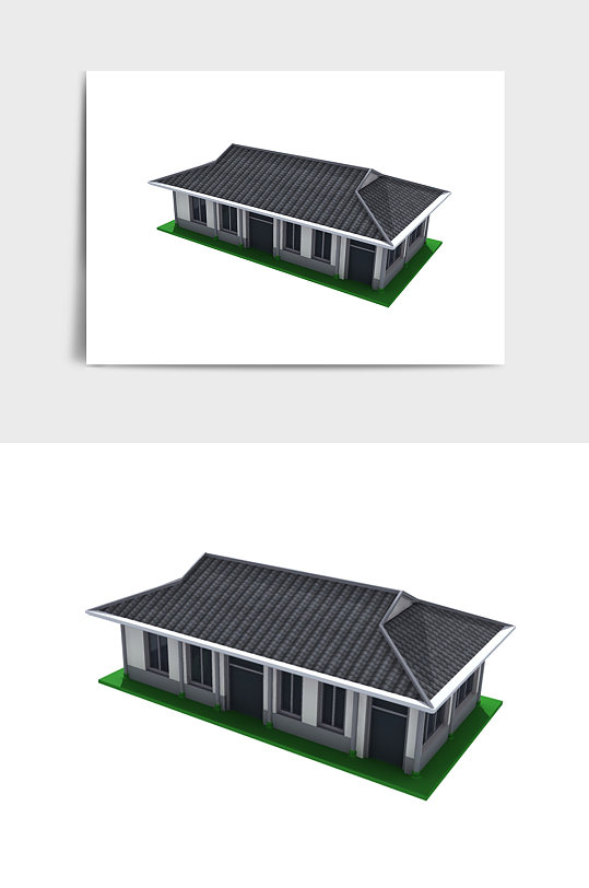 古代建筑楼房茶室3DMAX模型-众图网