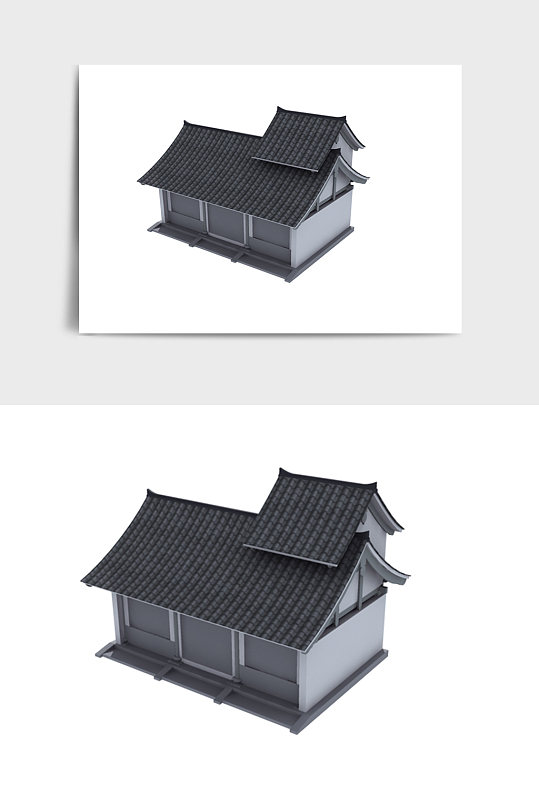 中国风中式建筑楼房茶室3DMAX模型