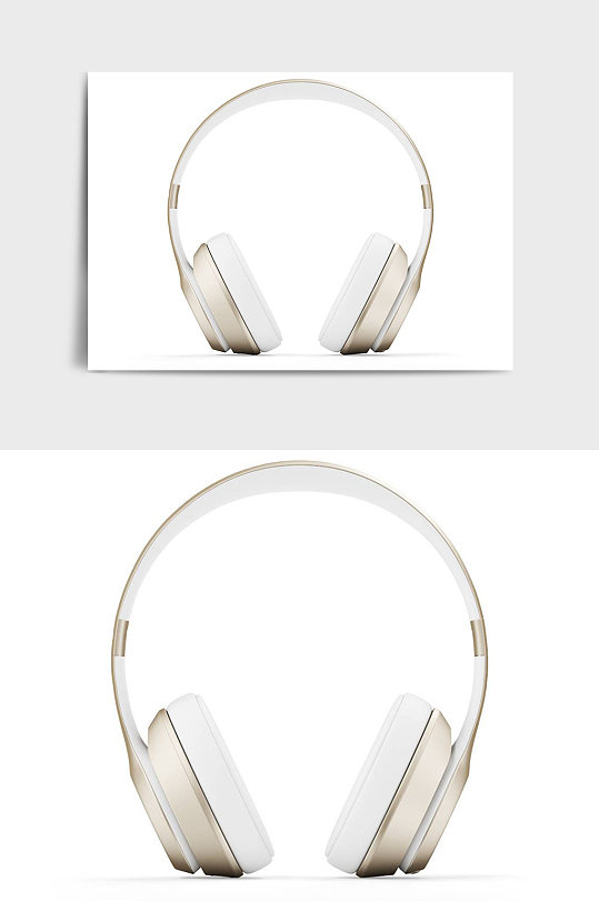 头戴耳机C4D模型-众图网