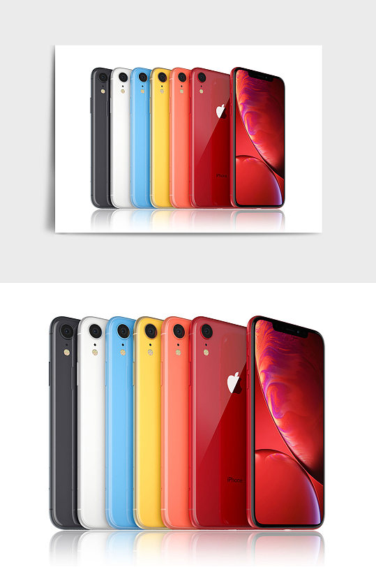 iPhone_Xr苹果手机C4D模型-众图网