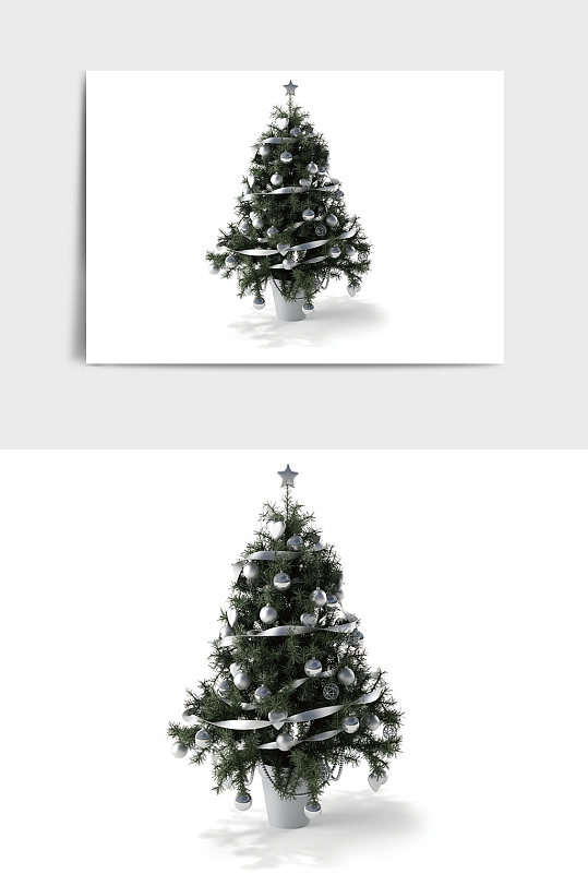 圣诞节装饰装扮圣诞树素材3DMAX素材