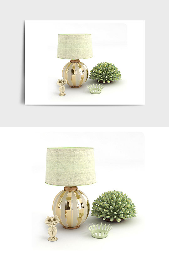 台灯室内装饰摆件3DMAX模型-众图网
