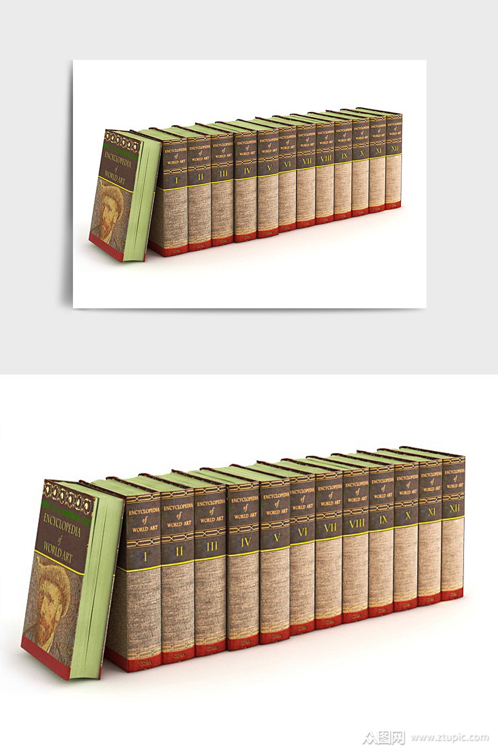 书本装饰摆件3dmax模型