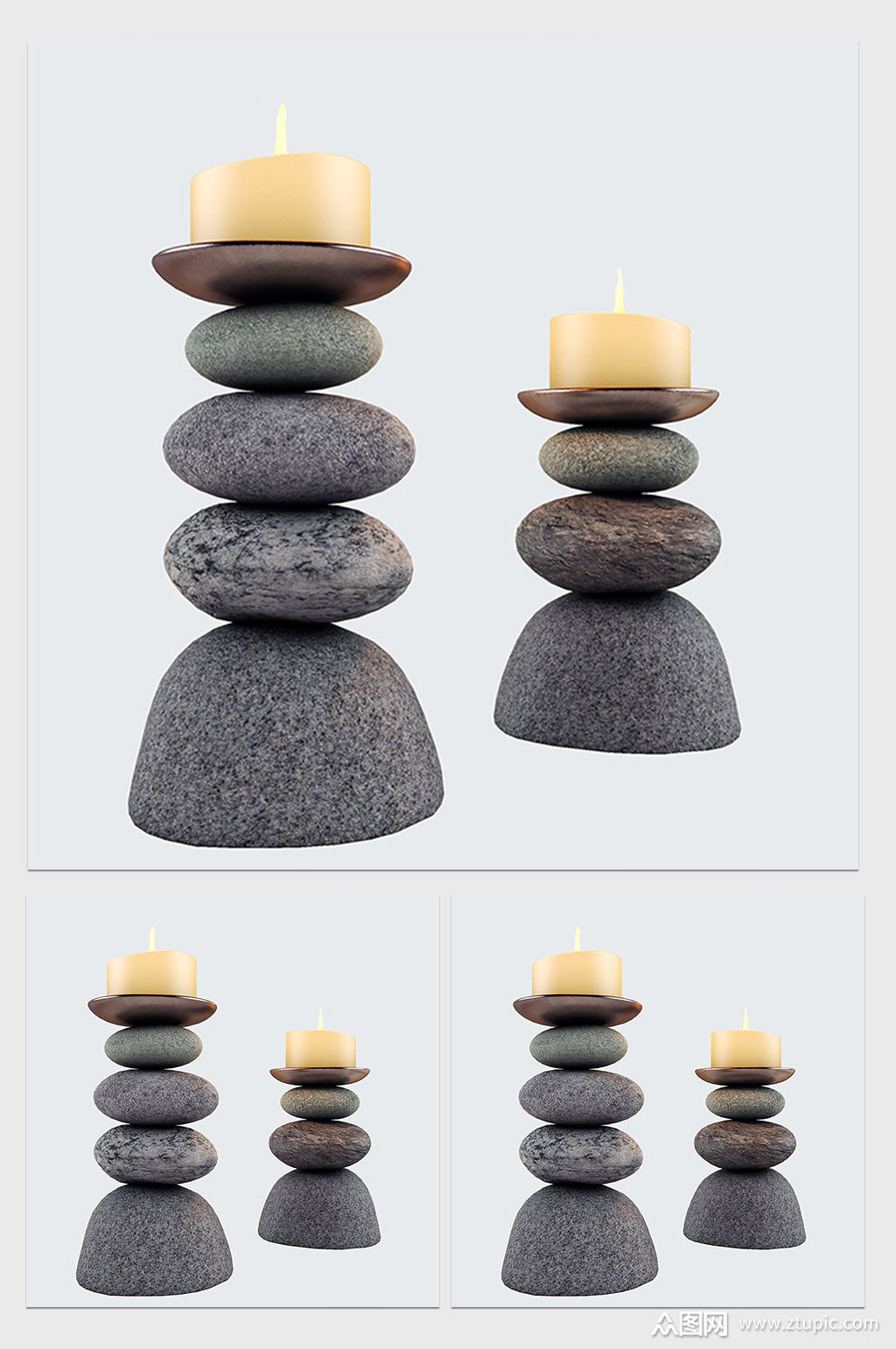 室内装饰烛台摆件3dmax模型素材