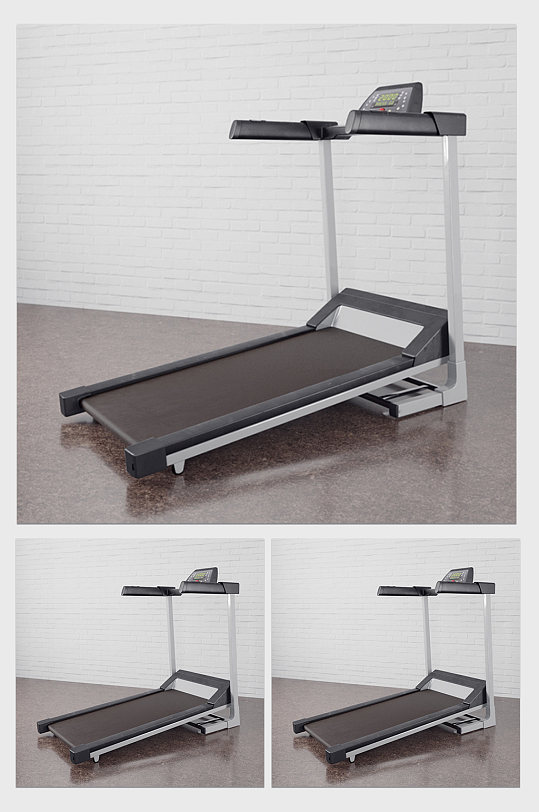 高端家用健身器材C4D模型-众图网