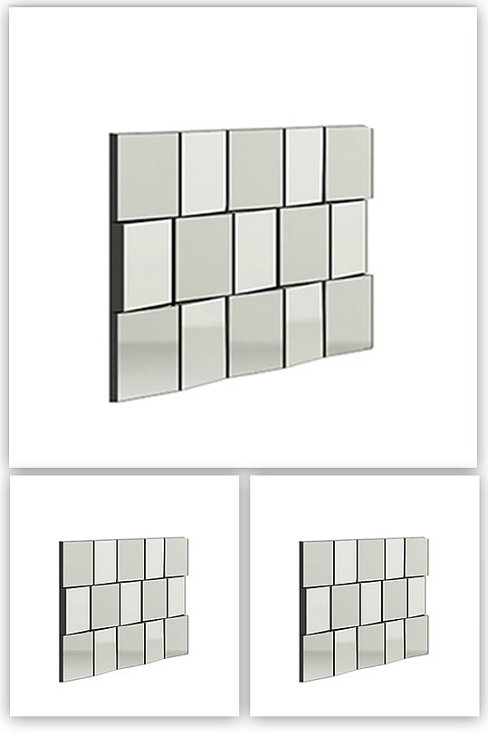 室内装饰镜子摆件C4D模型-众图网