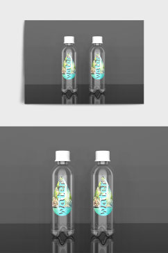矿泉水瓶C4D模型