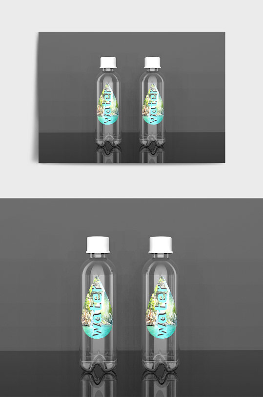 矿泉水瓶c4d模型