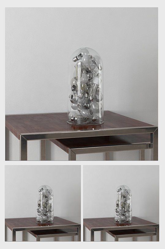 简约装修装饰玻璃摆件C4D模型-众图网