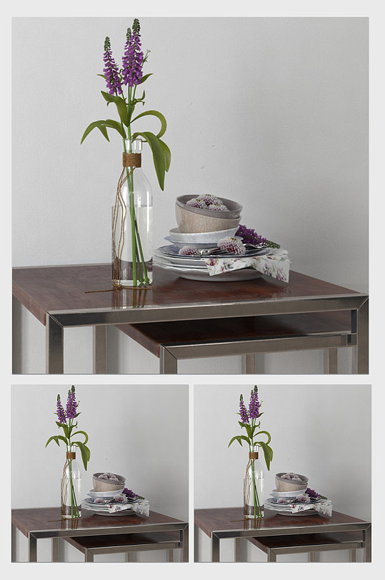 简约装修装饰花瓶摆件C4D模型-众图网