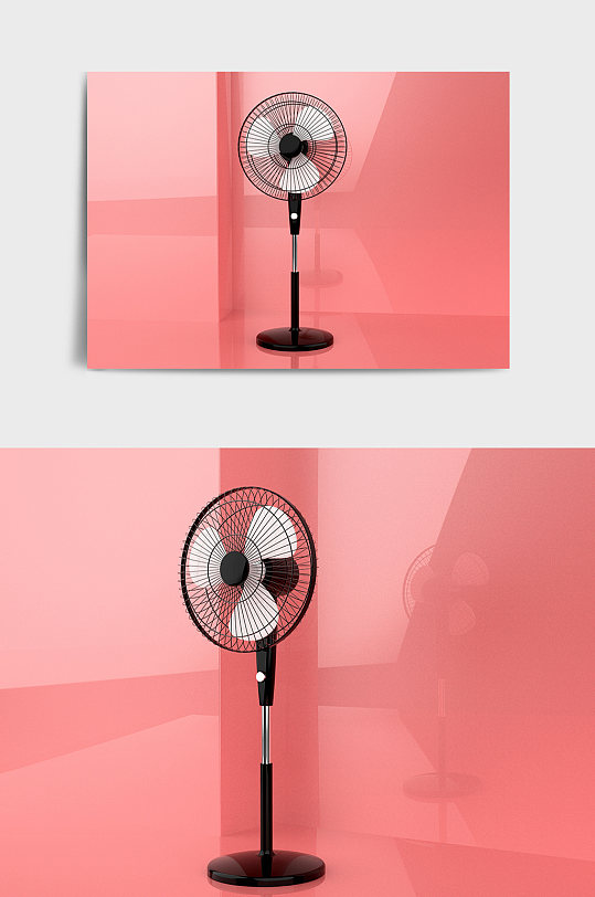 家电电器电风扇3D模型-众图网