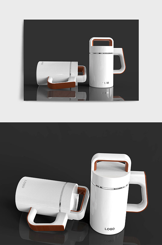 家电电器豆浆机榨汁机3D模型-众图网