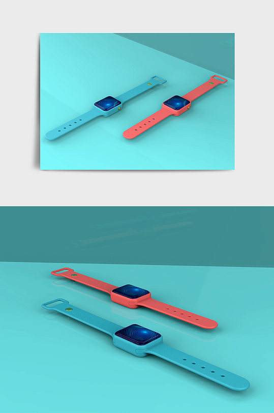 智能手表手环3D模型