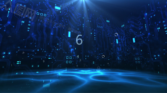电子科技科幻数据流背景视频素材-众图网