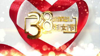 简洁风手绘 妇女节开场 视频-众图网