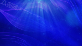 蓝紫柔光波纹唯美动态背景视频素材-众图网