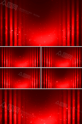 年会晚会颁奖红色光柱穿行循环背景视频素材