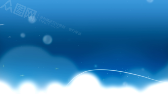 卡通动画风清新蓝天动画线条背景视频素材-众图网