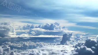 震撼美丽厚重天空云层实拍风景视频素材-众图网