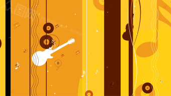 复古音乐乐器主题动态背景视频素材-众图网