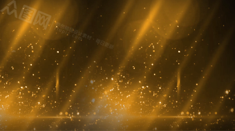 投射光影潺动金色闪烁粒子背景视频素材-众图网