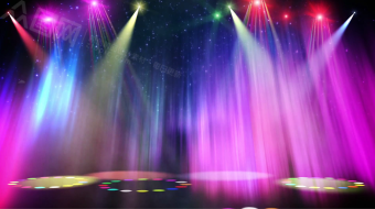 绚丽舞台灯光秀光芒聚射灯背景视频素材-众图网