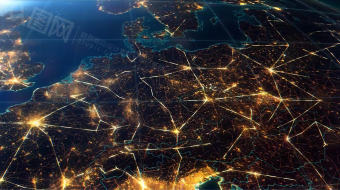 地球互联网光速连接信息化科技视频素材-众图网