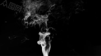 袅袅檀香浓郁烟香烟雾视频素材-众图网